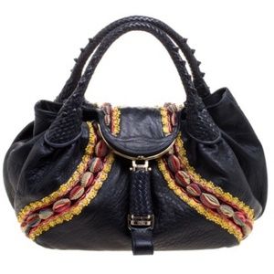 FENDI LIMITED EDITION Embelished Spy Bag